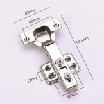 لولا پمپی آرام‌بند کابینت (لولا گازور) بسته دو عددی – مدل فولادی با جک هیدرولیک - Image 6