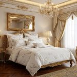 نیم ست ملحفه و روبالشی طرح گل ریز سفید طوسی - Image 5