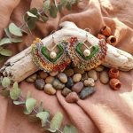 گوشواره دست بافت طرح قشقایی - Image 8